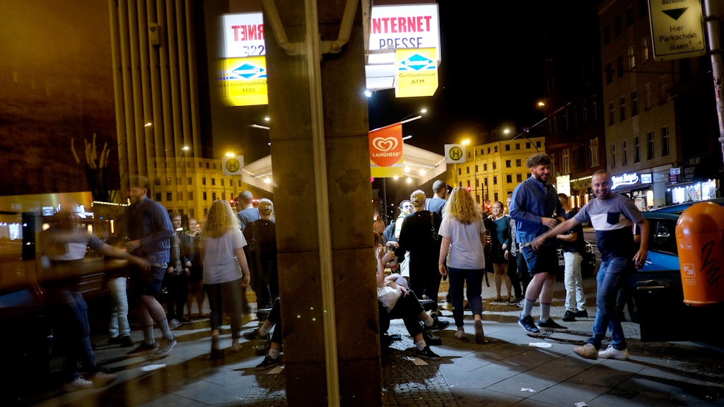 Die Torstraße in Berlin-Mitte.<br>