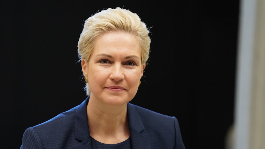 Manuela Schwesig (SPD), Ministerpräsidentin von Mecklenburg-Vorpommern.