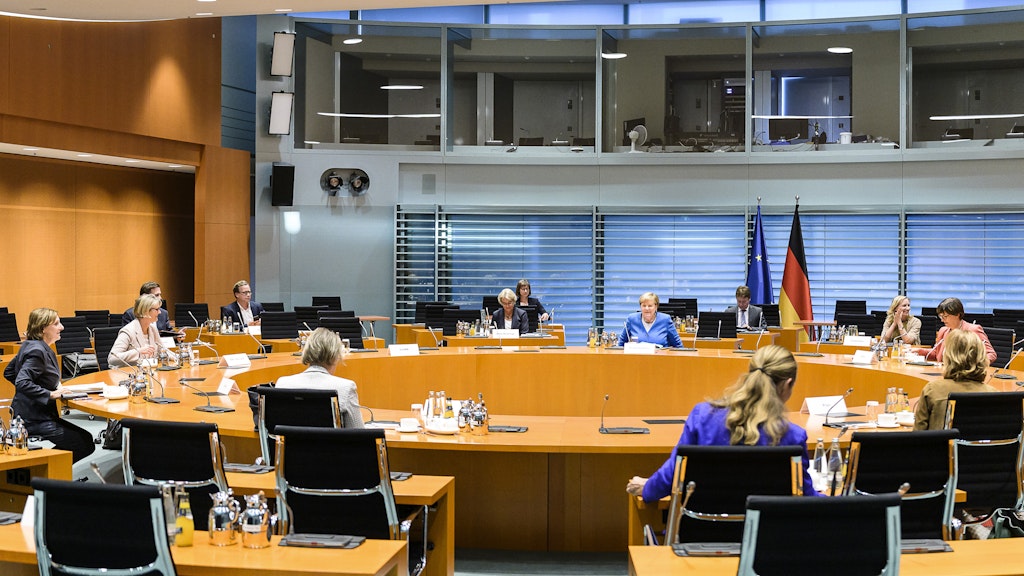 Schulgipfel im Berliner Kanzleramt.