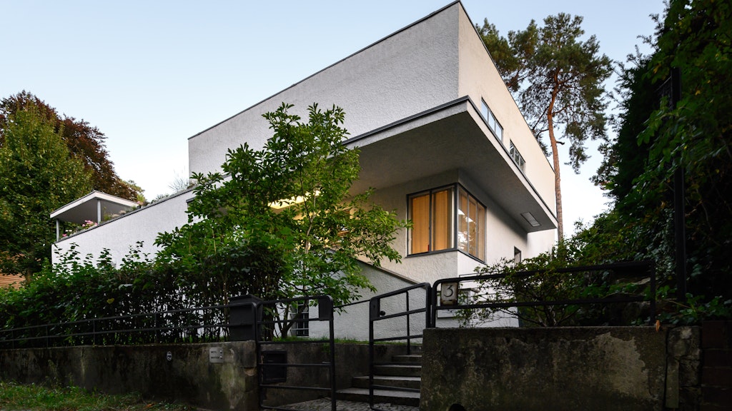 Das Haus am Waldsängerpfad 3, entworfen von Peter Behrens. <br>