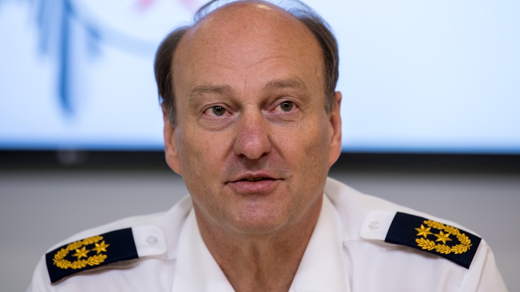 Hubertus Andrä, der Polizeipräsident von München. 