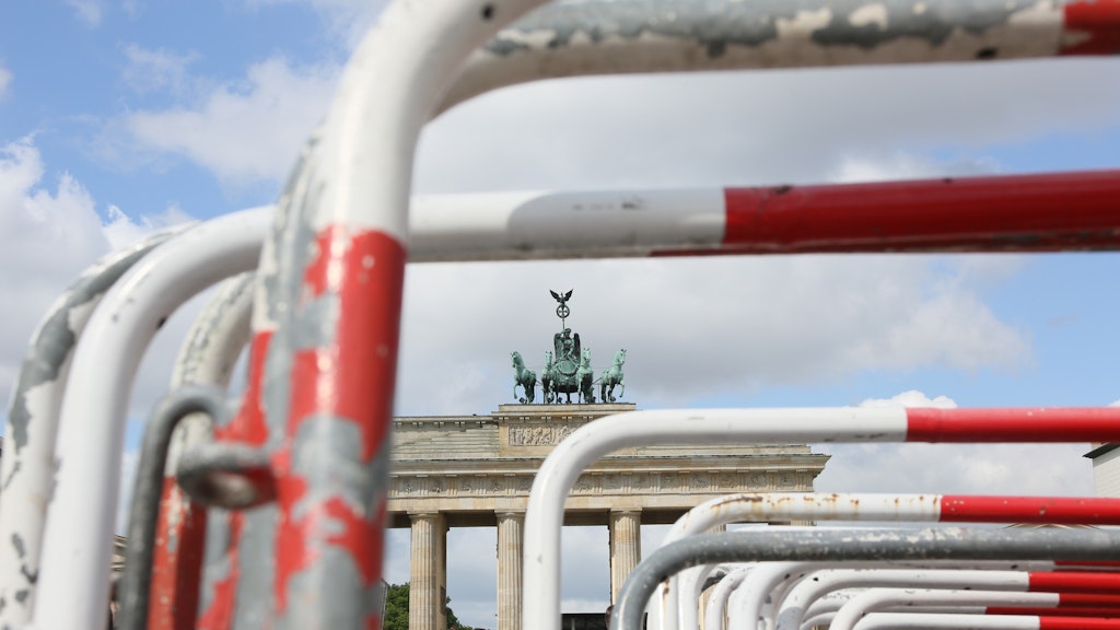 Absperrgitter vor dem Brandenburger Tor (Symbolbild).