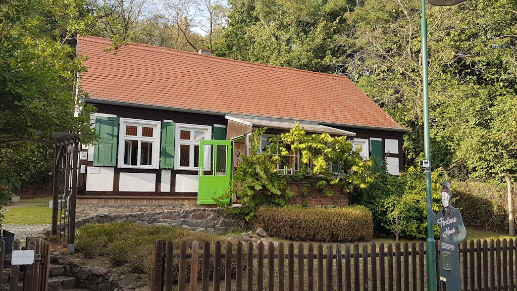 Das Fontane-Haus in Schiffmühle.<br>