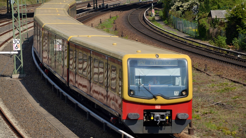 Die Ringbahn in Berlin.