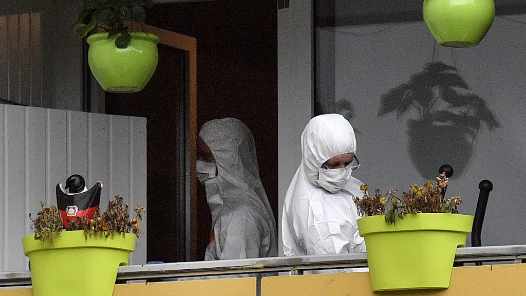 Die Spurensicherung am Tatort in Solingen.