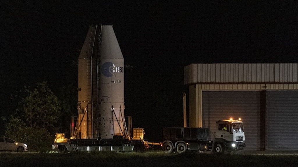 Der Satellit Cheops im europäischen Weltraumbahnhof in Kourou (Frankreich)