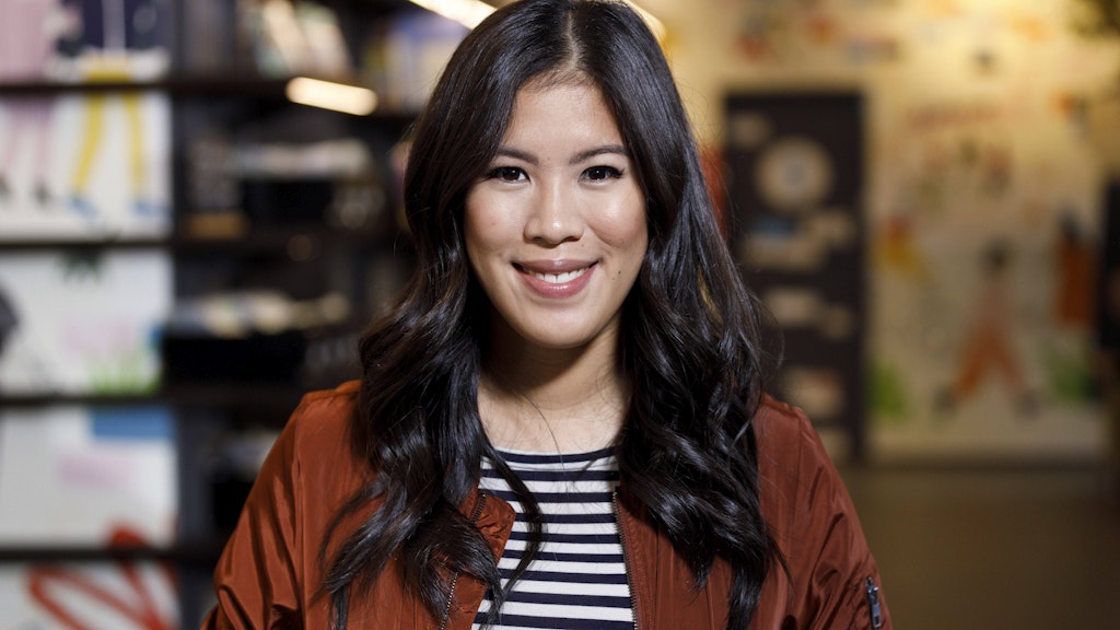 Mai Thi Nguyen-Kim bei einem Pressetermin.