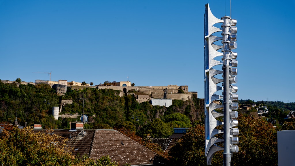 Warning sirens like these ones in Koblenz sounded across Germany as part of the first national warning day - just not in Berlin.