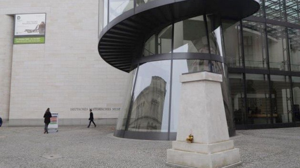 "The Invisible Hero" by Philip Kojo Metz, in front of the German Historical Museum in 2016.