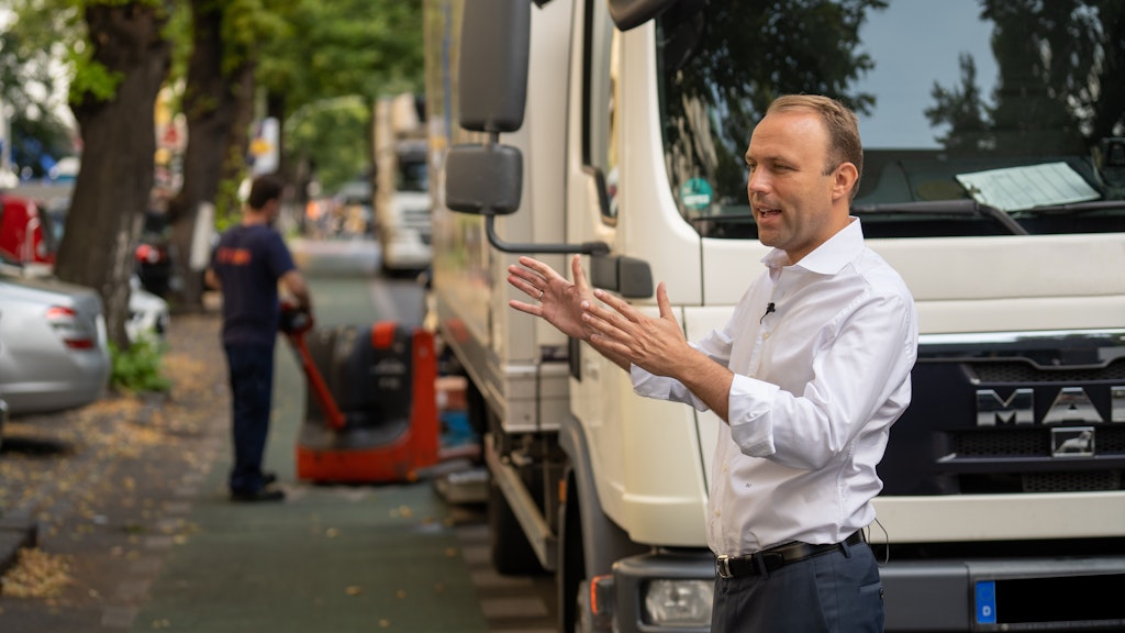 Der Berliner FDP-Fraktionschef Sebastian Czaja in der Schlüterstraße.