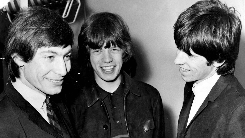 Charlie Watts (von links), Mick Jagger und Keith Richards (Archivbild, 1964).