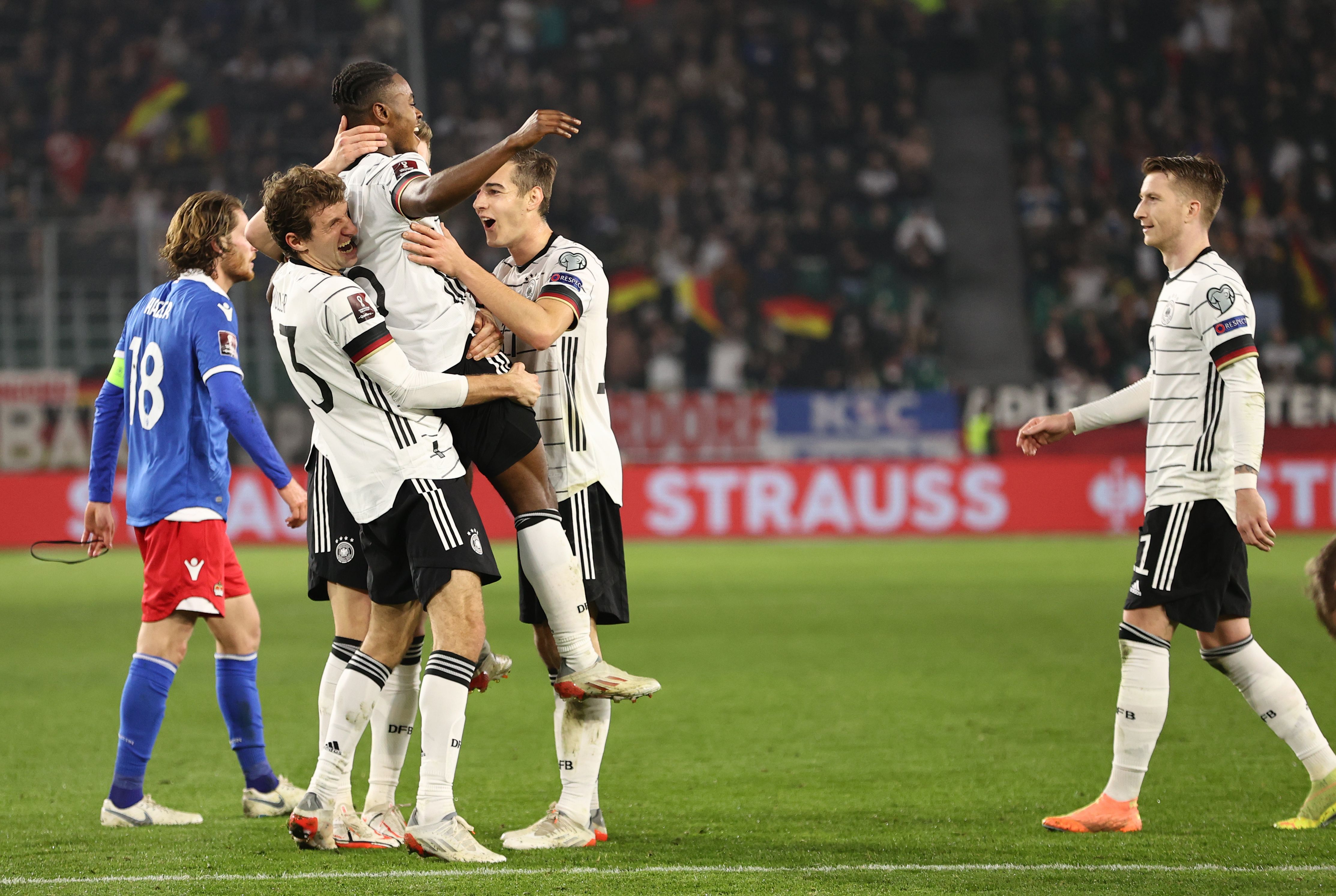 Liechtenstein 11.11.2021 Deutschland WM-Qualifikation in Wolfsburg 