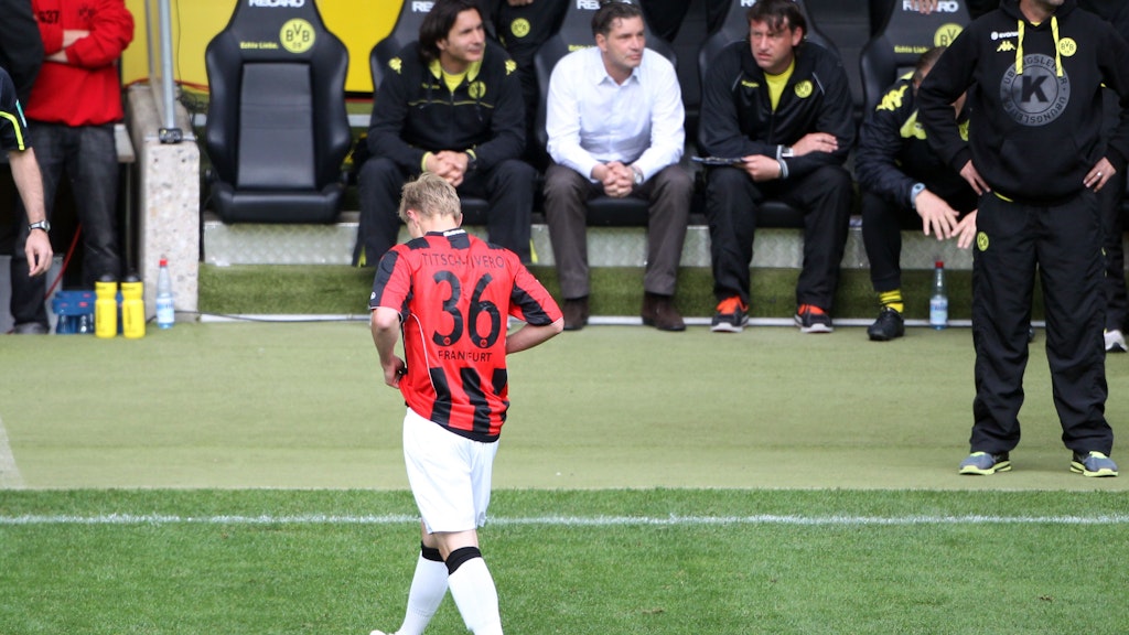 Marcel Titsch Rivero musste 2011 nach nur 43 Sekunden wieder vom Platz gehen.