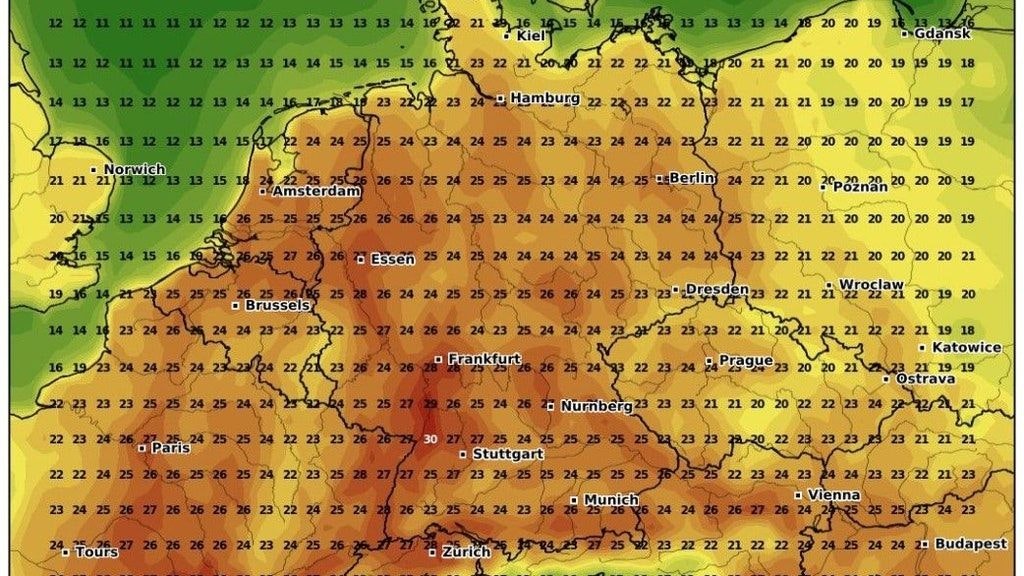 30 Grad am Muttertag? Dies sind die Werte, die Wettermodelle derzeit für das zweite Mai-Wochenende voraussagen.