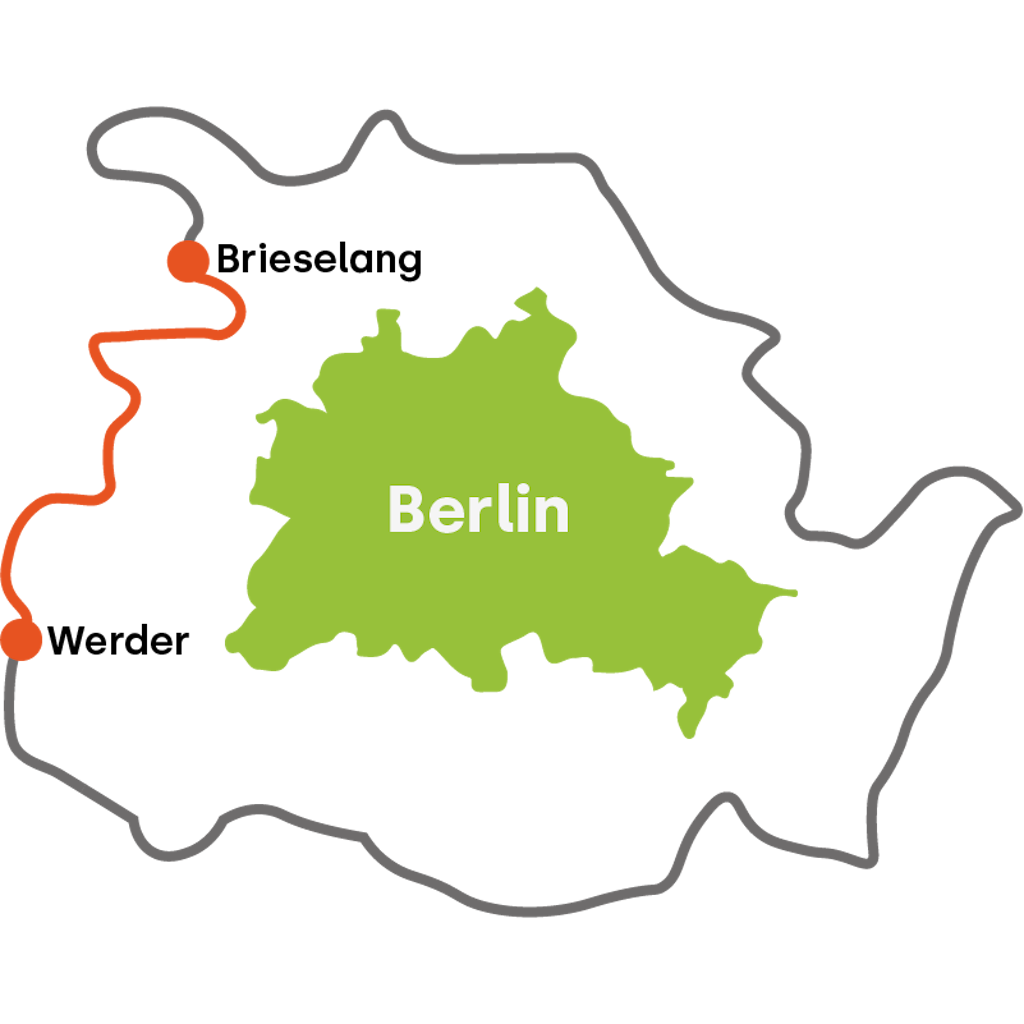Das ist einer der elf Tagesausflüge auf dem 330 Kilometer langen Rundkurs. 