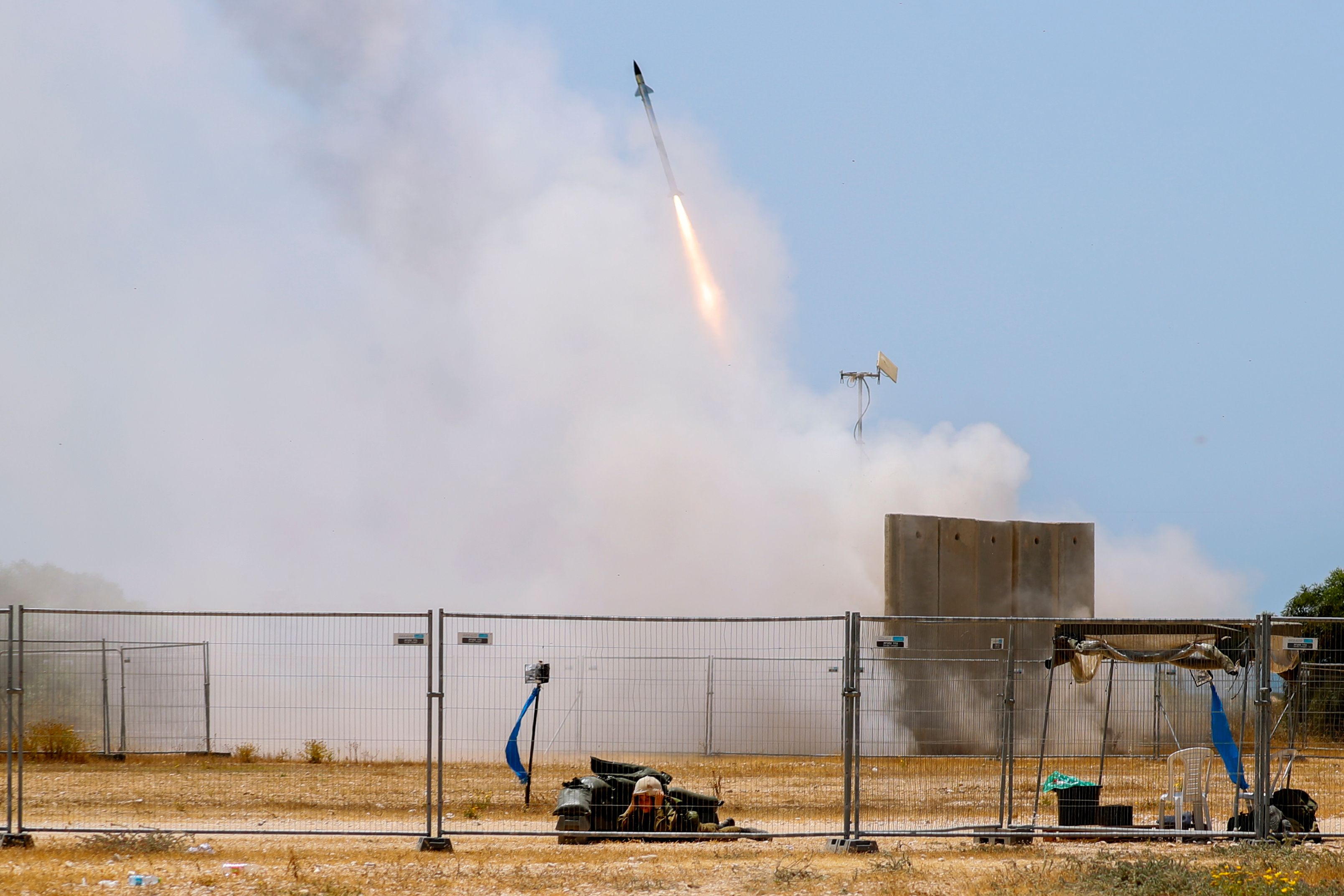 Vermutlich Aus Dem Gazastreifen: Israel Fängt Rakete Ab