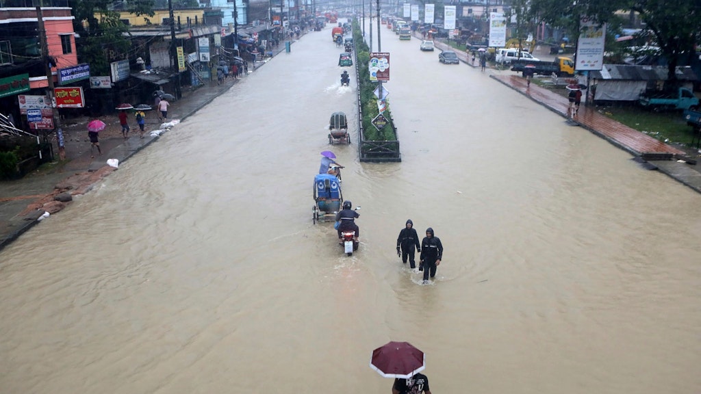 Heavy rains in parts of Bangladesh and neighboring India are causing major flooding.  At least 40 people have lost their lives and millions of homes are under water.