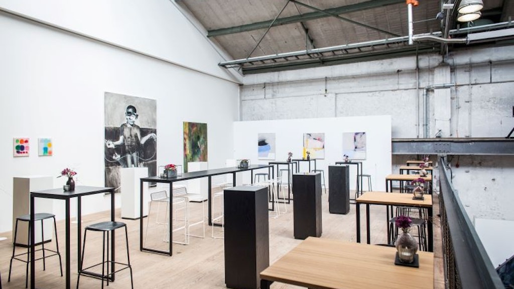 Der zusätzliche Gallery Space während einer Ausstellung.