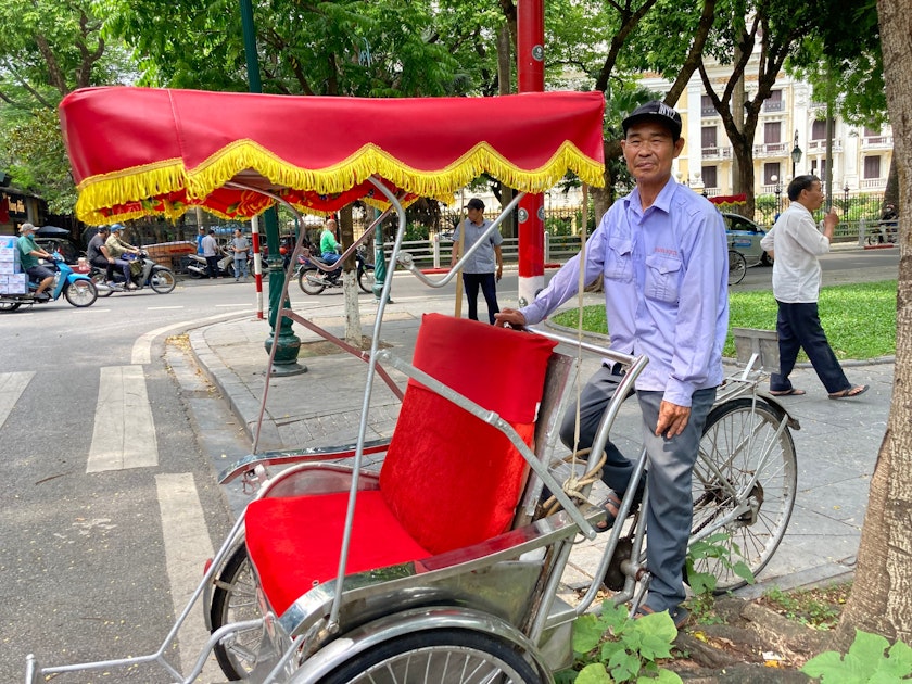 In rickshaw rhythm through Hanoi: Are Vietnam’s bicycle taxis obsolete?