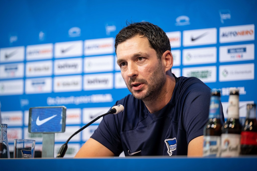 Hertha-Trainer Sandro Schwarz weiß um die Stärken des 1. FC Union Berlin.