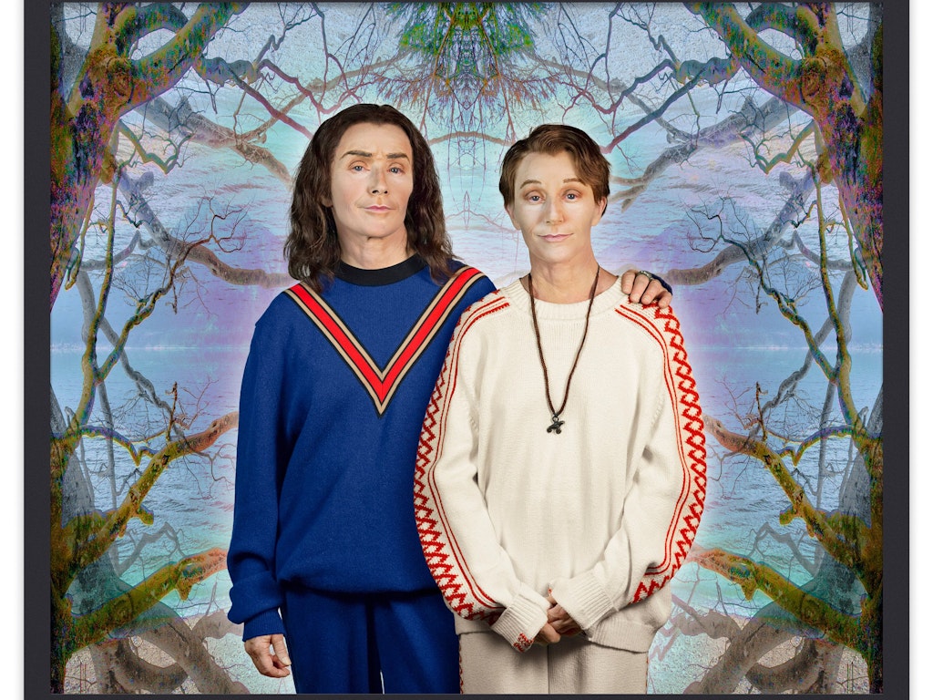 Ist es da drüben. Er – derselbe in Gestalt von Cindy Sherman: „Untitled #618“ (Detail), 2019, Print in Sublimation.
