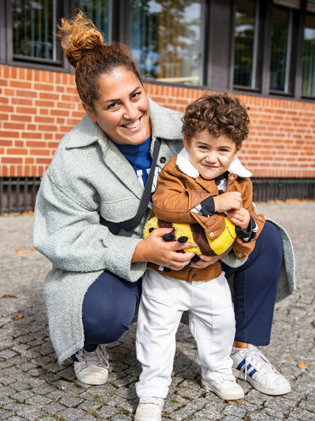 Dilan S. und ihr Sohn Dogan leben gerne in der Gropiusstadt.