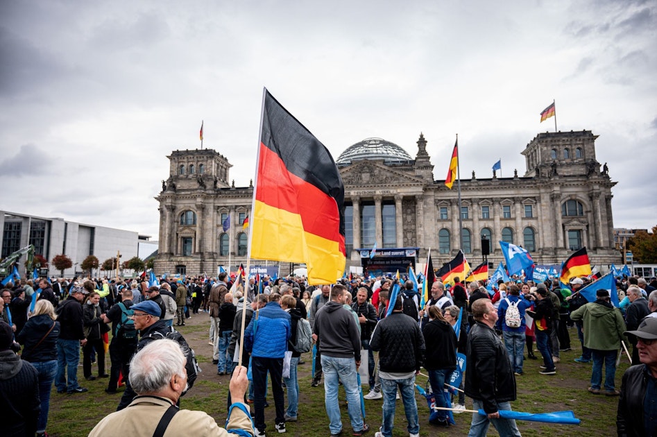 AfD Demo in Berlin: Police recorded 24 criminal charges