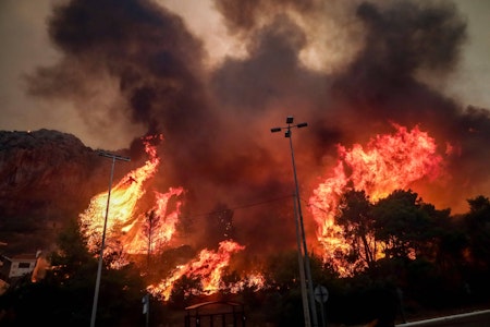 Waldbrände in Griechenland: Feinstaub sorgt für extrem schlechte Luft