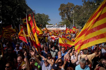 Barcelona: Zehntausende protestieren gegen Amnestie für katalanische Aktivisten