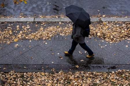 Herbst-Wetter in Berlin am Dienstag: Regen bei hohen Temperaturen