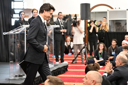 Nahostkonflikt: Justin Trudeau besucht Moschee in Kanada und wird ausgebuht