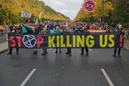 Hunderte demonstrieren in Berlin für mehr Klimaschutz