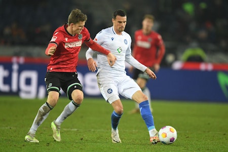 2:2 gegen Karlsruhe: Hannover holt wieder 0:2 auf