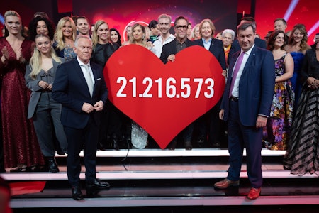 Mehr als 21 Millionen Euro Spenden für „Herz für Kinder“