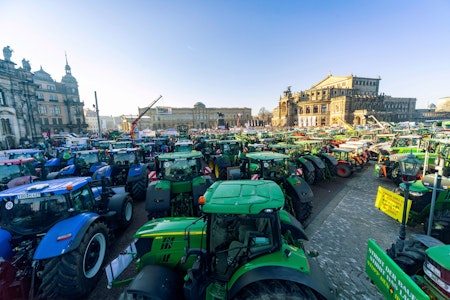 Rechtsextreme bei Bauernprotesten in Dresden? „Das ist völliger Blödsinn!“