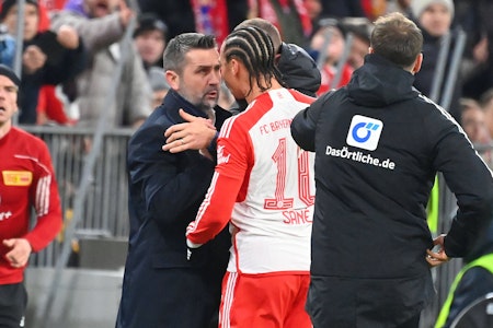 1. FC Union Berlin: Drei Spiele Sperre für Trainer Nenad Bjelica wegen Tätlichkeit gegen Sané