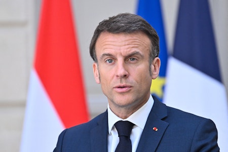 Emmanuel Macron nennt Äußerungen von Russlands Verteidigungsminister Sergej Schoigu nach Telefonat…