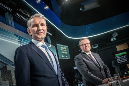 Björn Höcke gegen Mario Voigt: TV-Duell wird zur Schlammschlacht mit Beleidigungen