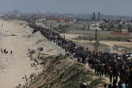 Wegen Gerüchten: Tausende Palästinenser ziehen im Gazastreifen nach Norden