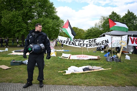 Berlin: Pro-Palästina-Protestcamp vor dem Bundestag verboten – Räumung beendet