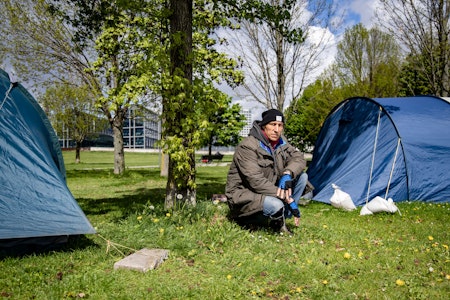 Klima-Hungerstreik in Berlin: Camp vom Kanzleramt in den Invalidenpark umgezogen