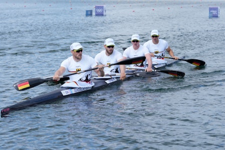 Olympische Spiele: Kajak-Vierer der Männer holt Gold für Deutschland