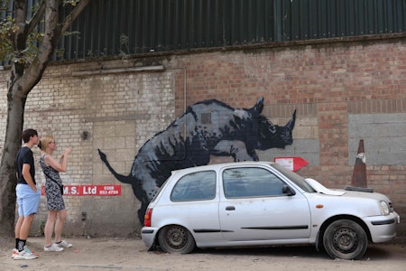 Banksy-Tiere in London: Was bezweckt der Street-Art-Künstler mit seinem Zoo?