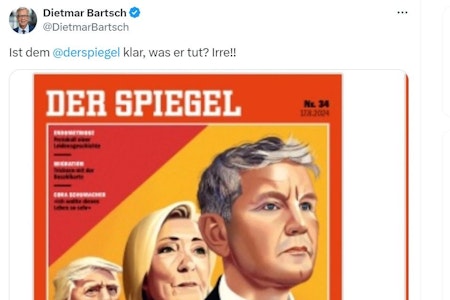 Dietmar Bartsch über Höcke-Cover: „Ist dem Spiegel klar, was er tut? Irre!!“