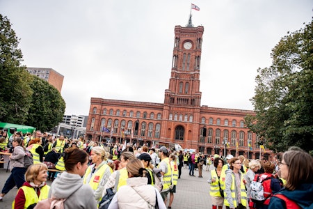 Kita-Streik in Berlin: Demonstration von Einhorn sucht Bildung am Freitag