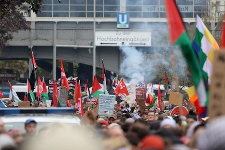 Demos heute in Berlin: 3500 Teilnehmer beim Palästina-Protest am Kottbusser Tor