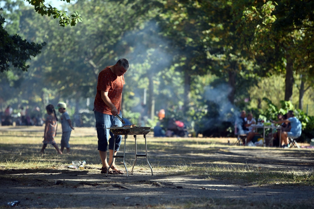 Verbotszone Görlitzer Park: Beschlagnahmt die Polizei am Grillplatz das Messer?