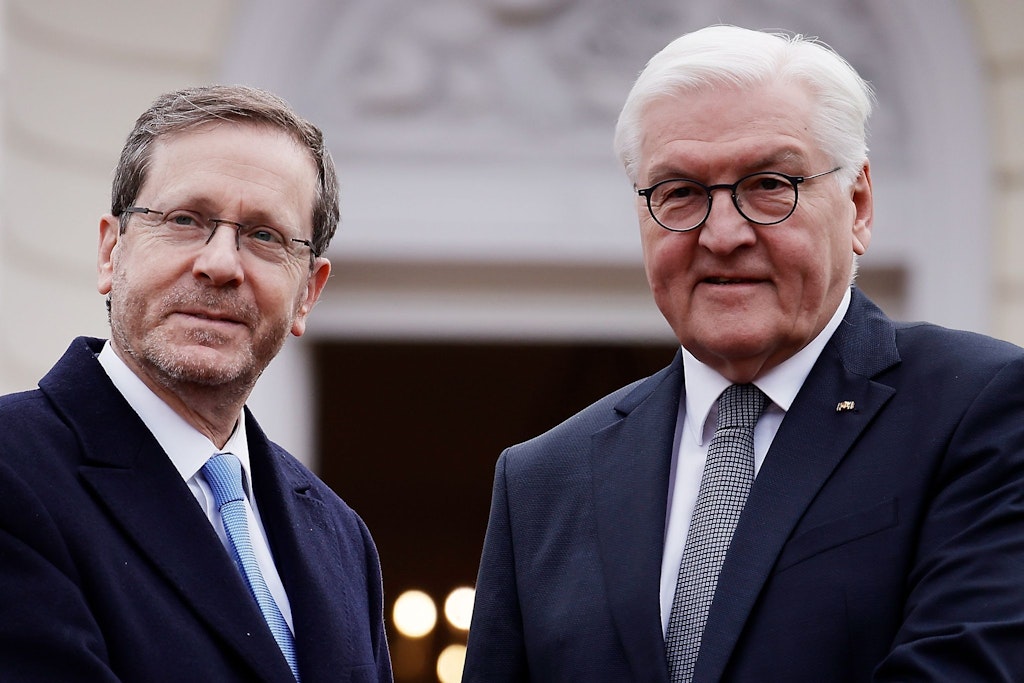 Israels Staatspräsident Itzchak Herzog in Berlin: Hier sind Staus möglich