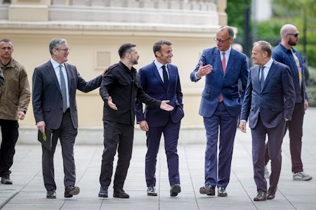 Merz, Macron und Starmer wollen heute noch mit Trump über Putin-Telefonat reden