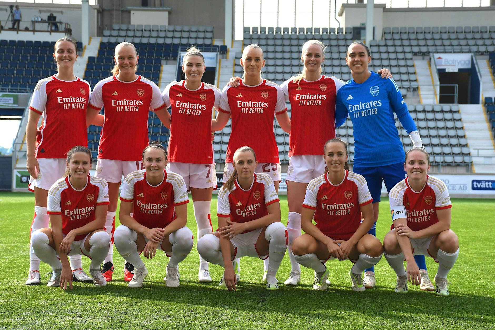 In the summer of 2023, Arsenal's women's team consisted only of white players.